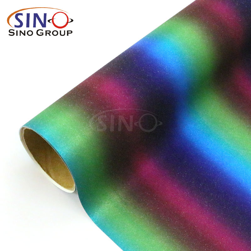 BA-RD Rainbow diamond glitter adhesive vinyl film for diy craft cutting