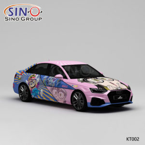 KT002 Pattern Arale Style High-precision Printing Customized Car Vinyl Wrap