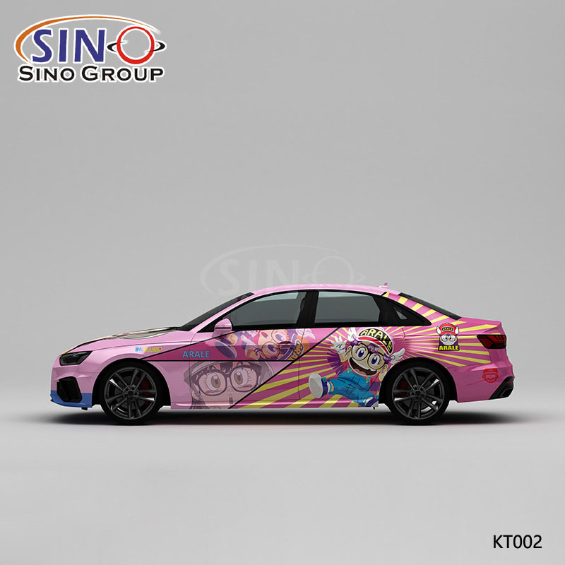 KT002 Desen Arale Stili Yüksek Hassasiyetli Baskı Özelleştirilmiş Araba Vinil Sargısı