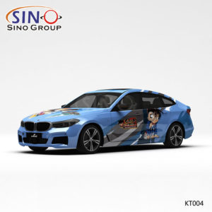 KT004 Desen Dedektif Conan Yüksek Hassasiyetli Baskı Özelleştirilmiş Araba Vinil Wrap