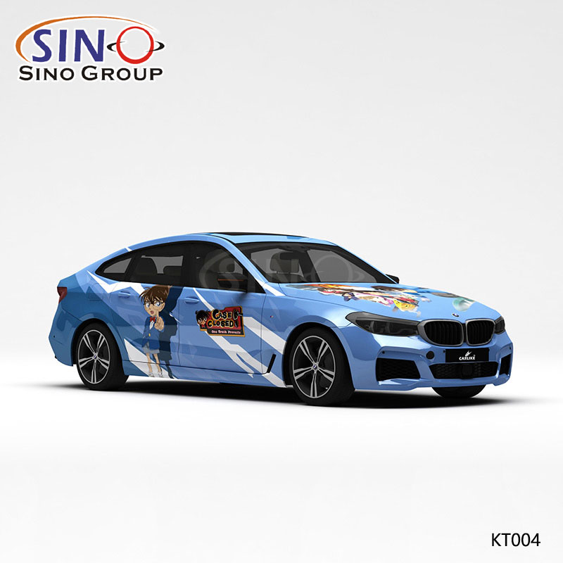 KT004 Pattern Detective Conan Yüksek Hassasiyetli Baskı Özelleştirilmiş Araba Vinil Sargısı