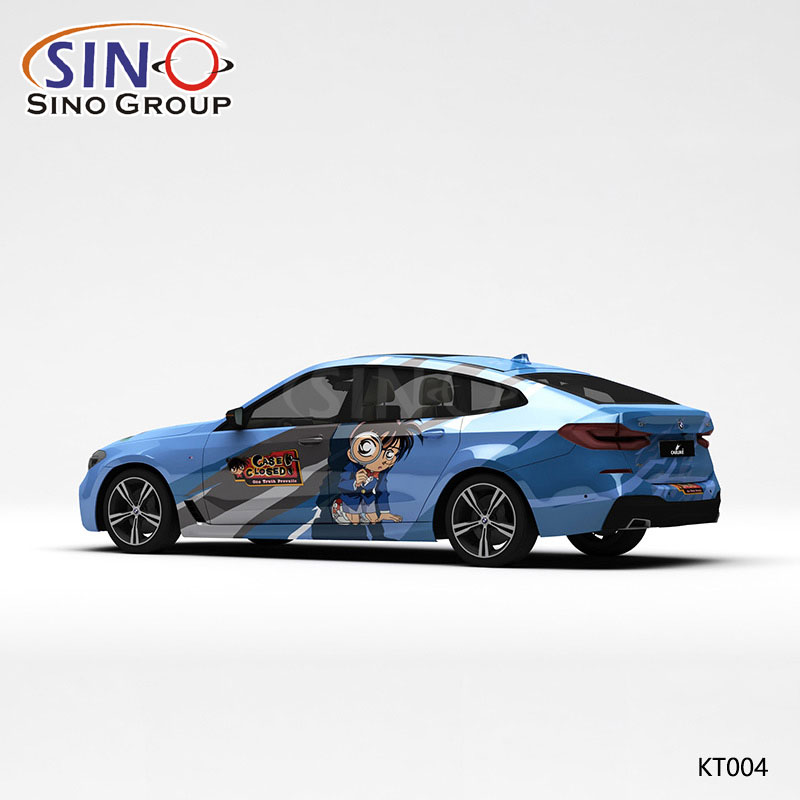 KT004 Pattern Detective Conan Yüksek Hassasiyetli Baskı Özelleştirilmiş Araba Vinil Sargısı