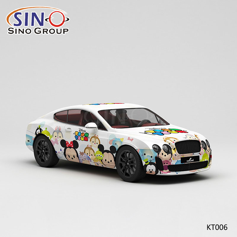 KT006 Pattern Disney Cartoon Highprecision Printing Customized Car