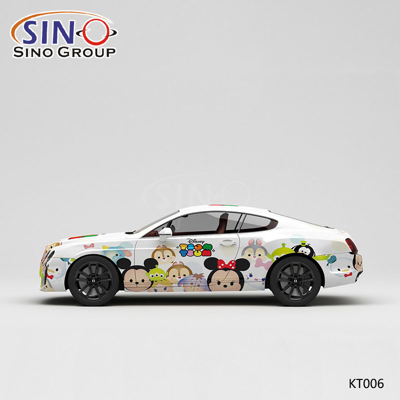 KT006 Pattern Disney Cartoon High-precision Printing Customized Car