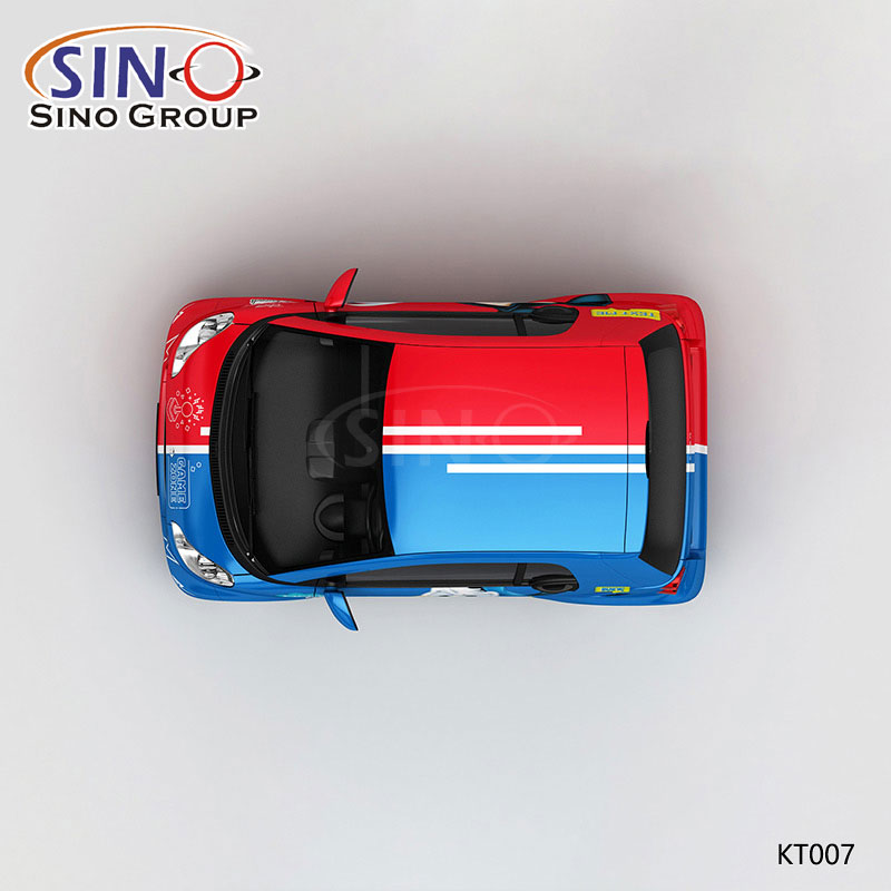 KT007 Desen Disney Mickey Donald Duck Yüksek Hassasiyetli Baskı Özelleştirilmiş Araba Vinil Sargısı