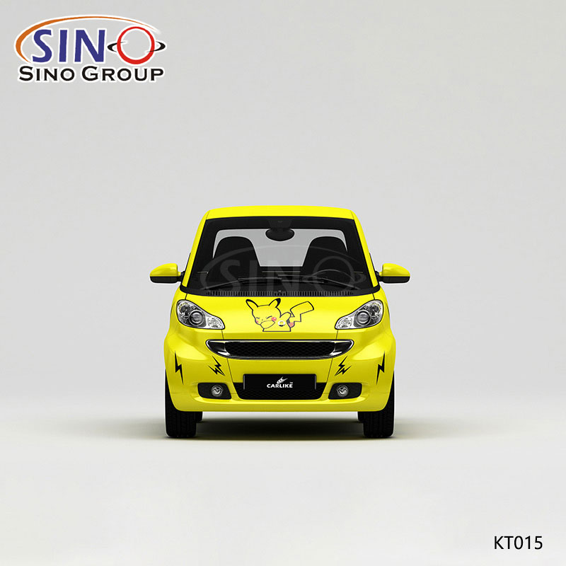 KT015 Pattern Japanese Pikachu High-precision Printing Customized Car Vinyl Wrap