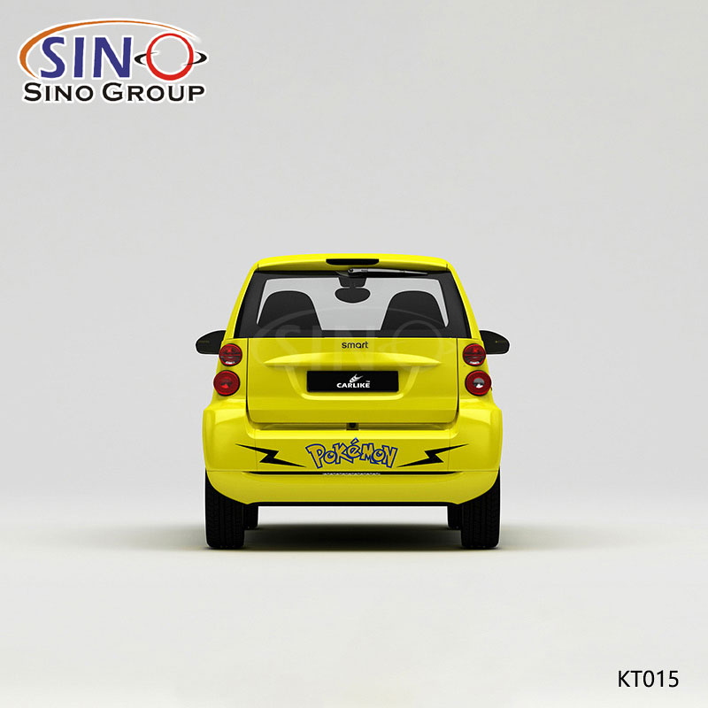 KT015 Pattern Japanese Pikachu High-precision Printing Customized Car Vinyl Wrap