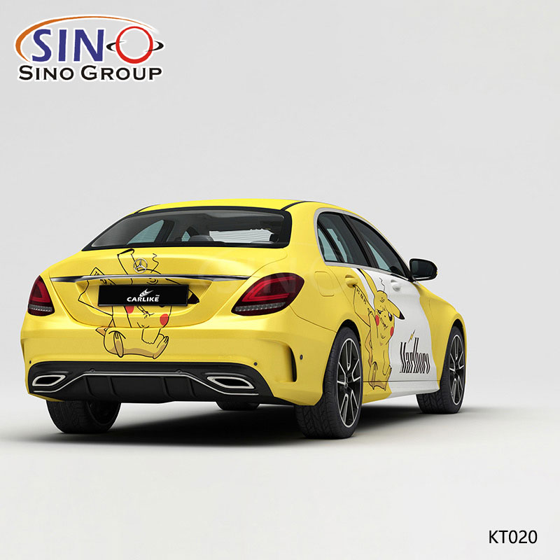 KT020 Pattern Evil Pikachu Marlboro Cigarette Paint High-precision Printing Customized Car Vinyl Wrap