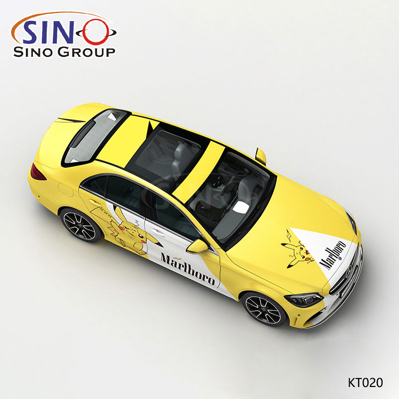 KT020 Pattern Evil Pikachu Marlboro Cigarette Paint High-precision Printing Customized Car Vinyl Wrap