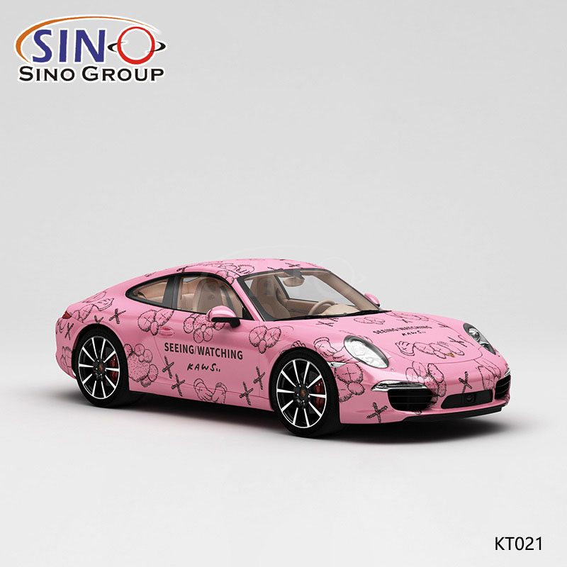 Introducing KT021 Pink Sesame Street Car Wrap Vinyl: Personalized Style And Premium Quality