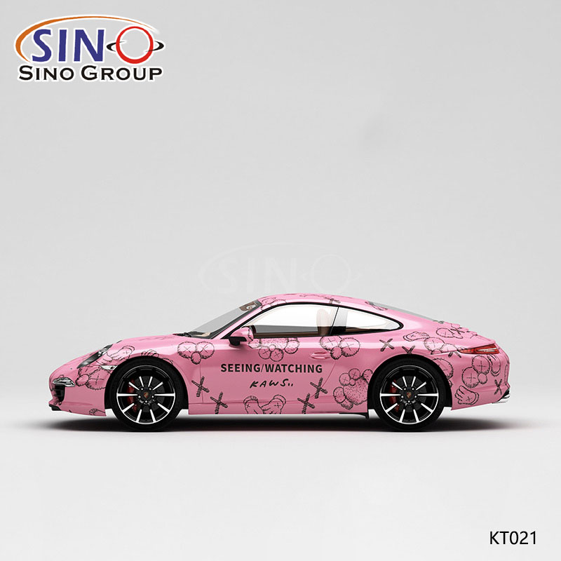 KT021 Pattern Sesame Street High-precision Printing Customized Car Vinyl Wrap