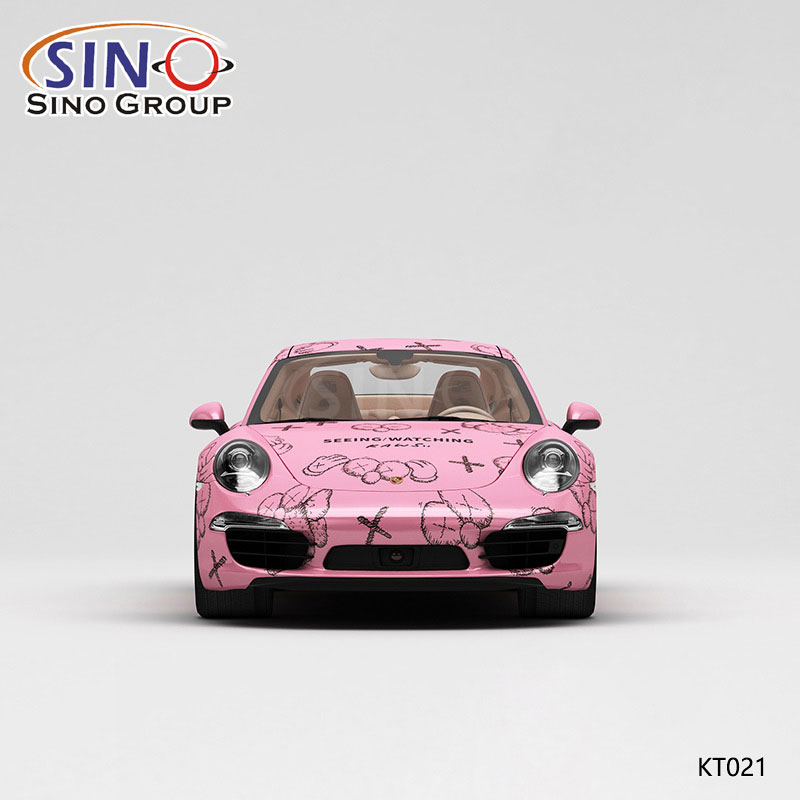 KT021 Pattern Sesame Street High-precision Printing Customized Car Vinyl Wrap