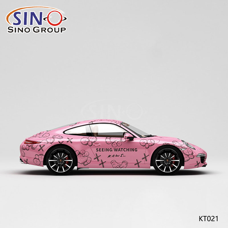 KT021 Pattern Sesame Street High-precision Printing Customized Car Vinyl Wrap