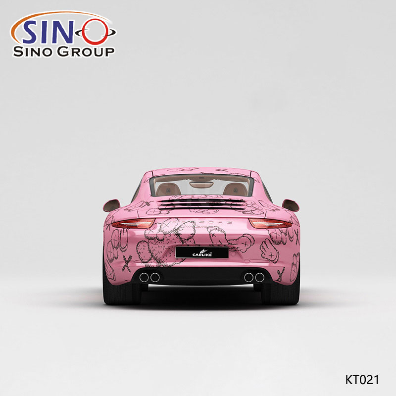 KT021 Pattern Sesame Street High-precision Printing Customized Car Vinyl Wrap
