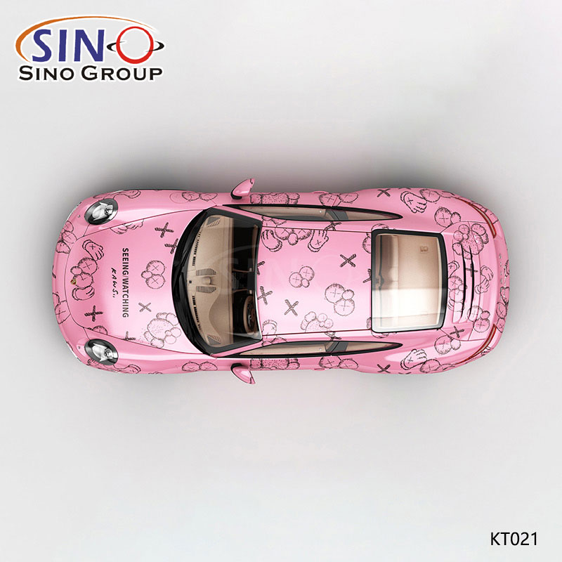 KT021 Pattern Sesame Street High-precision Printing Customized Car Vinyl Wrap