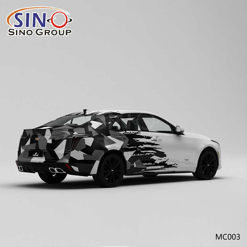 MC002 Pattern Flying Camouflage Impressão de alta precisão Customized Car Vinyl Wrap