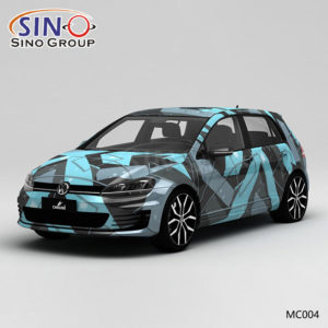 MC004 Modello Light Dot Line Camouflage Stampa ad alta precisione Personalizzato Involucro in vinile per auto