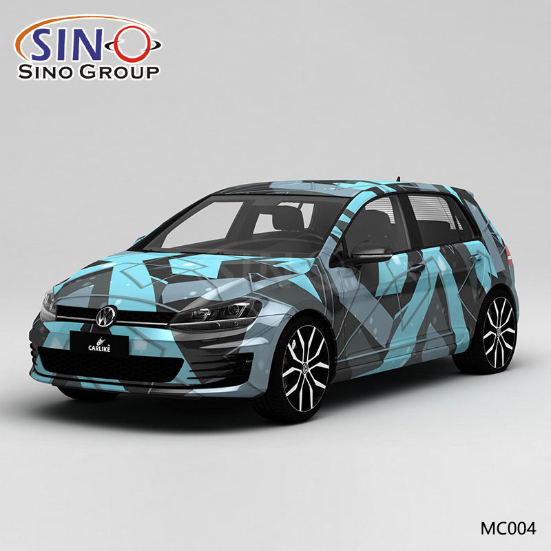 MC004 Padrão Light Dot Line Camuflagem Impressão de alta precisão Customized Car Vinyl Wrap