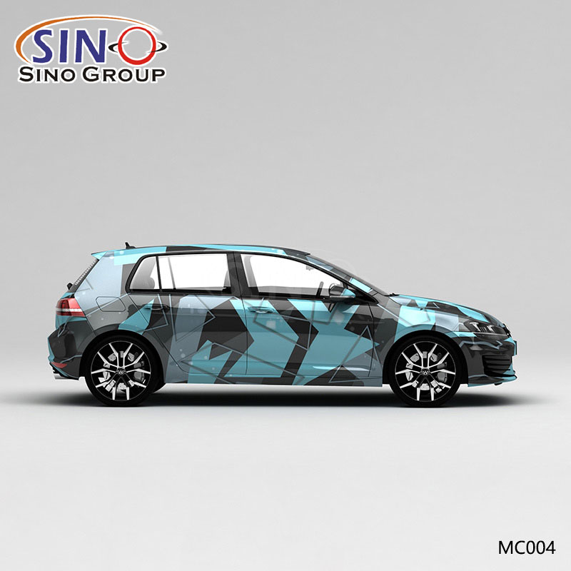MC004 Modello Light Dot Line Camouflage Stampa ad alta precisione Personalizzato Involucro in vinile per auto