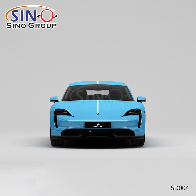 SD004 Pattern Custom Gulf Oil Raceway Yüksek Hassasiyetli Baskı Özelleştirilmiş Araba Vinil Sargısı