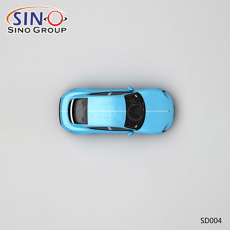 SD004 Pattern Custom Gulf Oil Raceway Yüksek Hassasiyetli Baskı Özelleştirilmiş Araba Vinil Sargısı