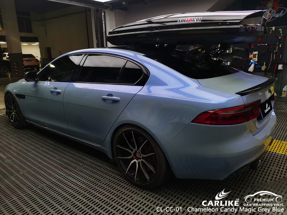 CL-CC-01 Chameleon Candy Magic Gri Mavi vinil otomatik MERCEDES-BENZ için sargı tedarikçisi
