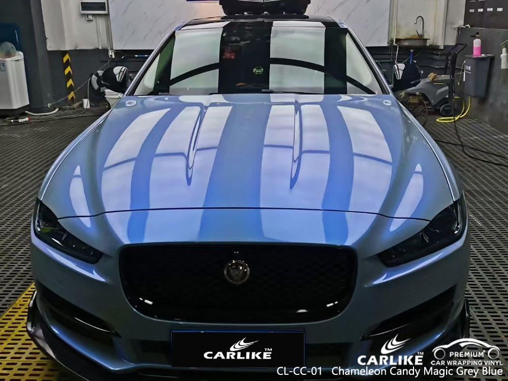 CL-CC-01 Chameleon Candy Magic Gri Mavi vinil otomatik MERCEDES-BENZ için sargı tedarikçisi