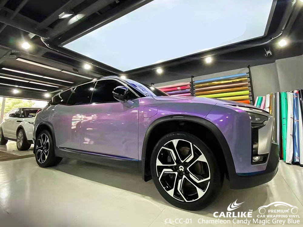 CL-CC-05 Chameleon Candy Magic Grey Purple auto in vinile fabbrica di avvolgimenti per NIO