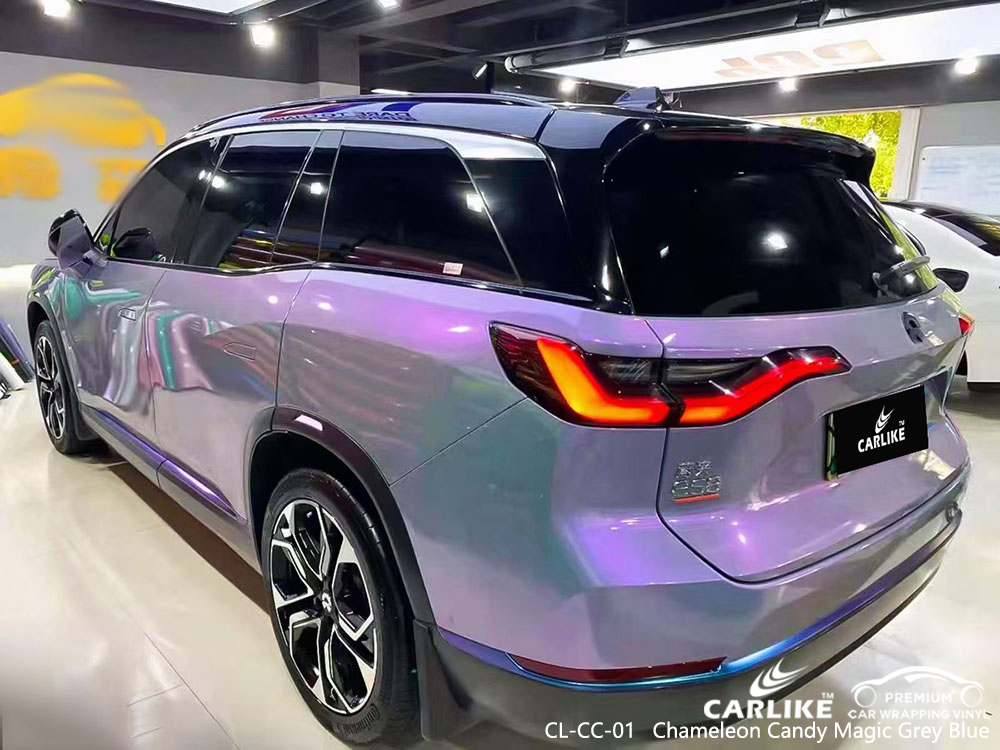 CL-CC-05 Chameleon Candy Magic Gri Mor vinil araba NIO için fabrika sarın