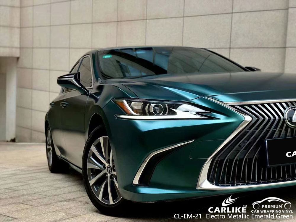 CL-EM-21 Elektro Metalik Zümrüt Yeşili vinil otomatik sarma LEXUS tedarikçisi