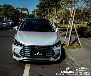 BYD için CL-IL-02 Yanardöner Lazer Beyaz vinil araç kaplama üreticisi