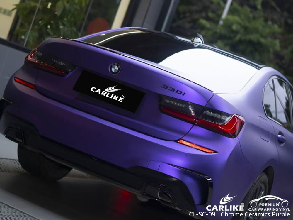 Fábrica de rotulación de vehículos CL-SC-09 Chrome Ceramics Purple para BMW