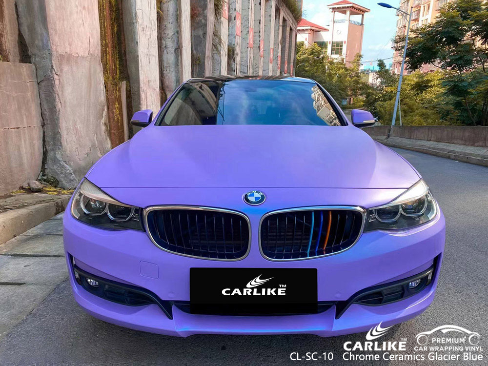 CL-FM-01 Chrome Ceramics Glacier Blue vinil auto wrap fabricante para BMW