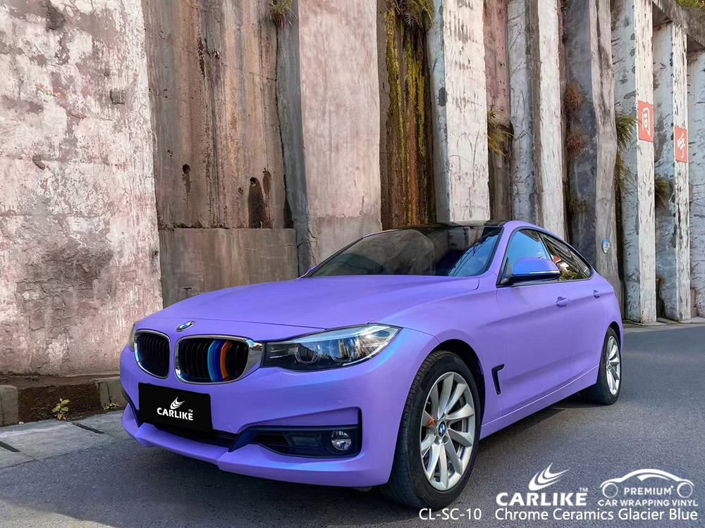 CL-FM-01 Krom Seramik Buzul Mavisi vinil otomatik sarma BMW için üretici