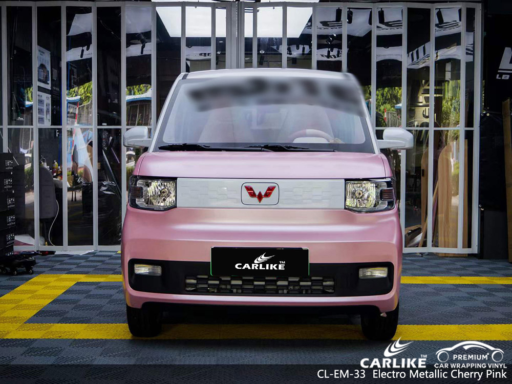 CL-EM-33 Elektro Metalik Kiraz Pembesi vinil araç kaplama WULING tedarikçisi