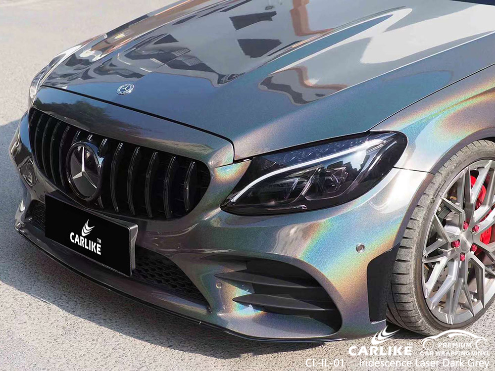 CL-IL-01 Iridescence Laser Dark Grey виниловая пленка для автомобиля поставщик для MERCEDES-BENZ