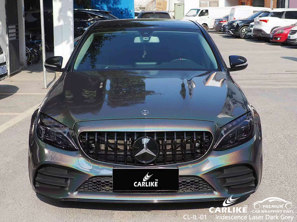 CL-IL-01 Iridescence Laser Dark Grey виниловая пленка для автомобиля поставщик для MERCEDES-BENZ