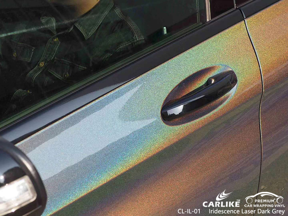 CL-IL-01 Iridescence Laser Dark Grey виниловая пленка для автомобиля поставщик для MERCEDES-BENZ