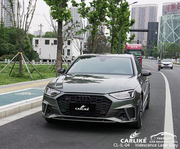 CL-IL-04 Fabbrica di involucro auto in vinile grigio laser iridescente per AUDI