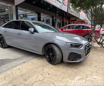 CL-SV-41 Super Gloss Crystal Nando Grey fábrica de revestimiento para automóviles de vinilo para AUDI