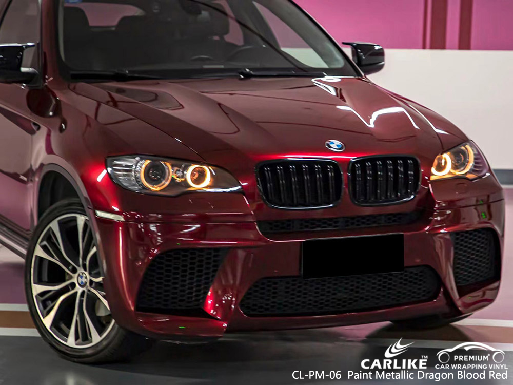 CL-PM-06 Lackierung Metallic Dragon Blood Red Vinylauto Folienfabrik für BMW