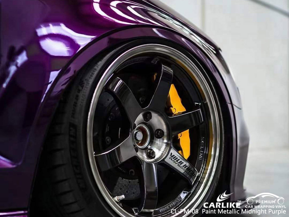 CL-PM-08 Pintura Metálica Midnight Purple Vinilo Auto Wrap Fabricante para AUDI
