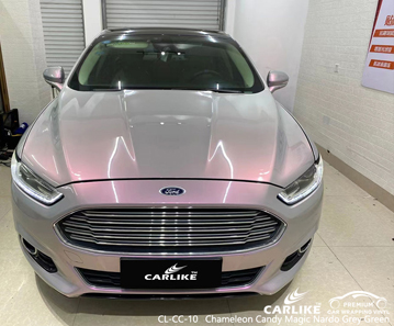 Ford için CL-CC-10 Chameleon Candy Magic Nardo Gri Yeşil Vinil Oto Sarma Tedarikçisi