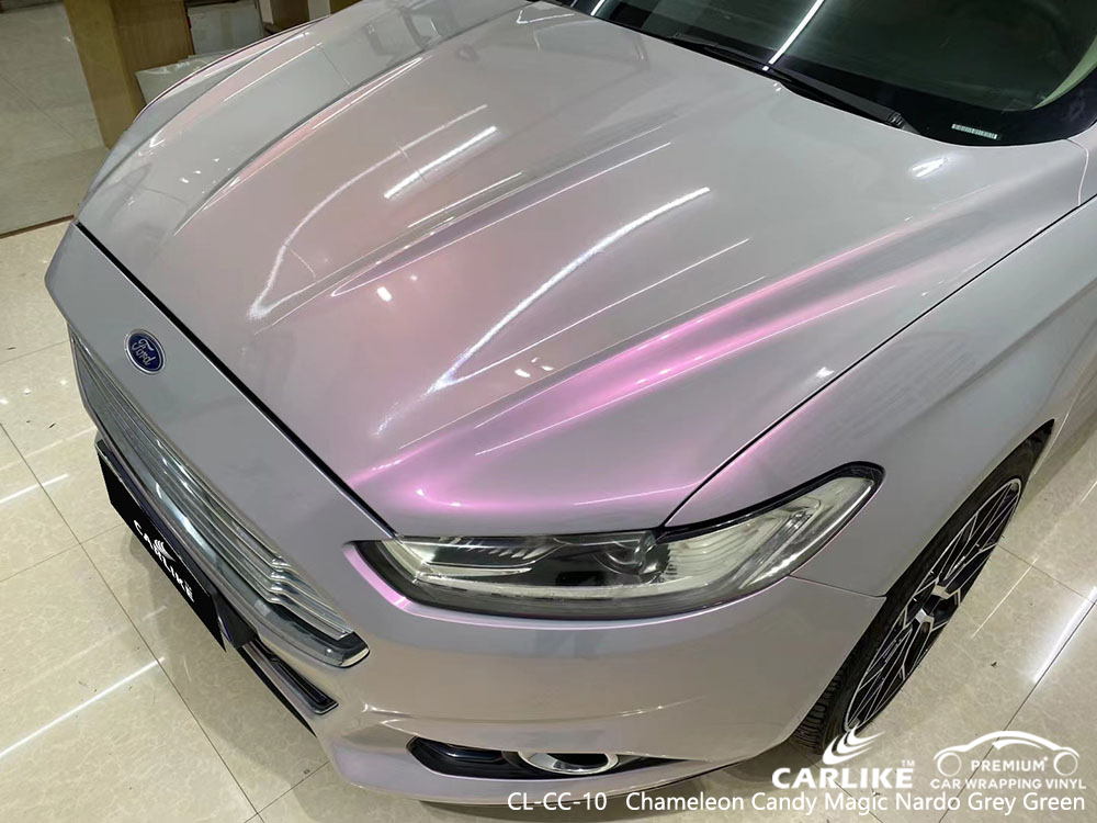 CL-CC-10 Chameleon Candy Magic Nardo Grey Ford için Yeşil Vinil Otomatik Sarma Tedarikçisi