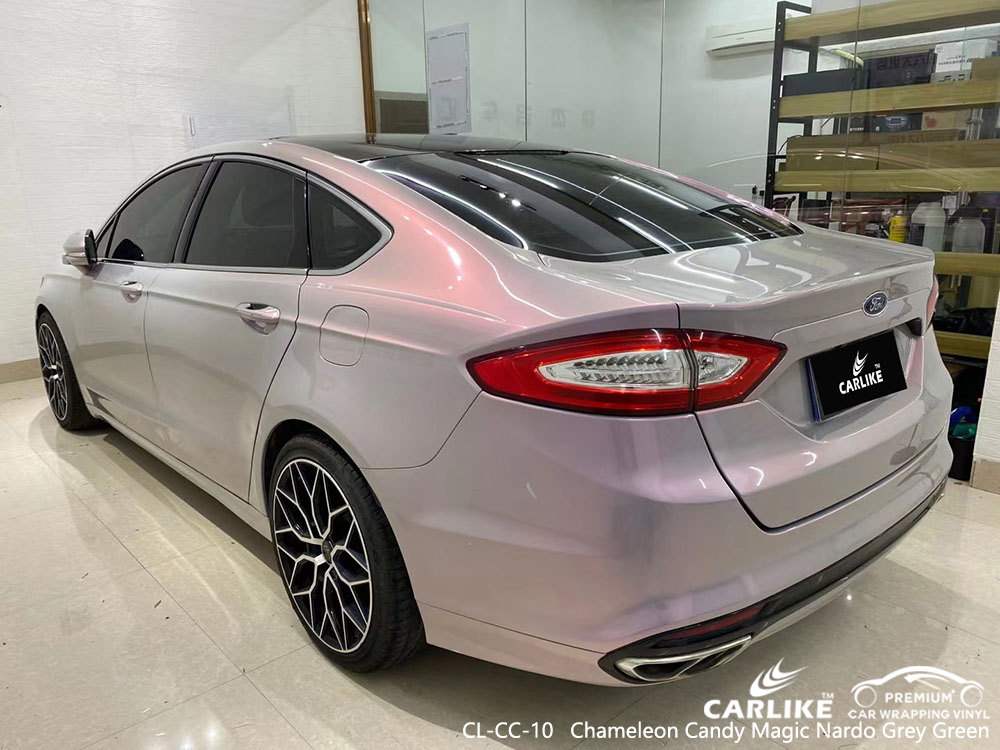 CL-CC-10 Chameleon Candy Magic Nardo Grey Ford için Yeşil Vinil Otomatik Sarma Tedarikçisi