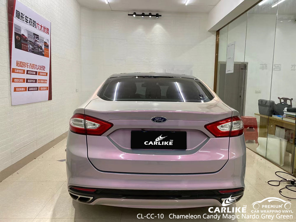CL-CC-10 Chameleon Candy Magic Nardo Gri Yeşil Vinil Ford için Otomatik Sarma Tedarikçisi