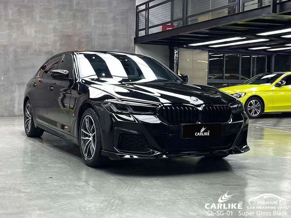 CL-SG-01 Fornitore di pellicole per auto in vinile nero super lucido Per BMW
