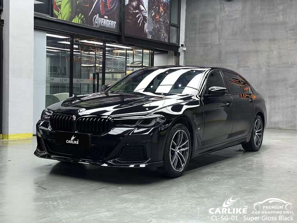 CL-SG-01 Fornitore di pellicole per auto in vinile nero super lucido Per BMW