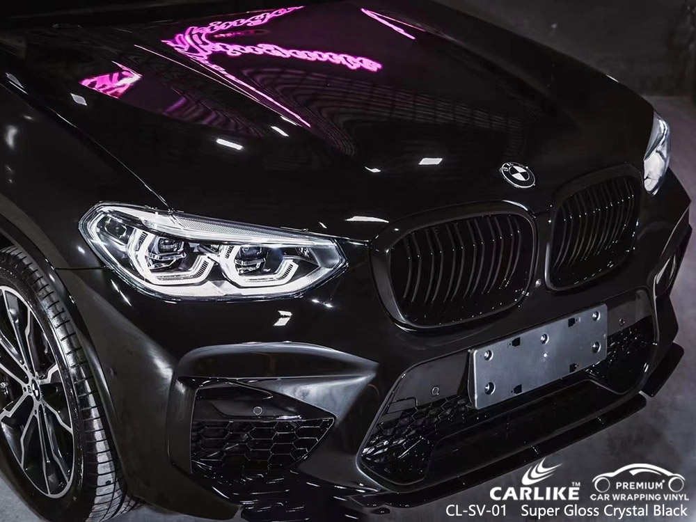 CL-SV-01 Super Gloss Crystal Black Vinyl Производитель автомобильной пленки для BMW