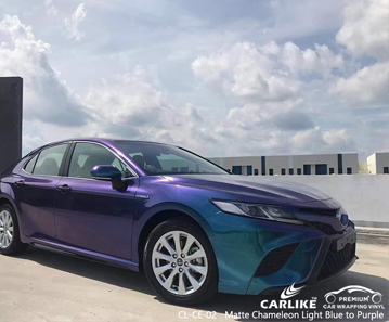 CL-CE-02 Fosco Camaleão Azul Roxo Envoltório Vinil Atacado Para TOYOTA